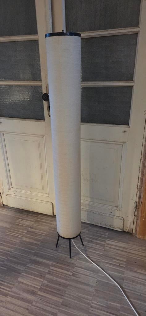 Vintage koker vloerlamp jaren 50/60, Ophalen, Gebruikt, Stof