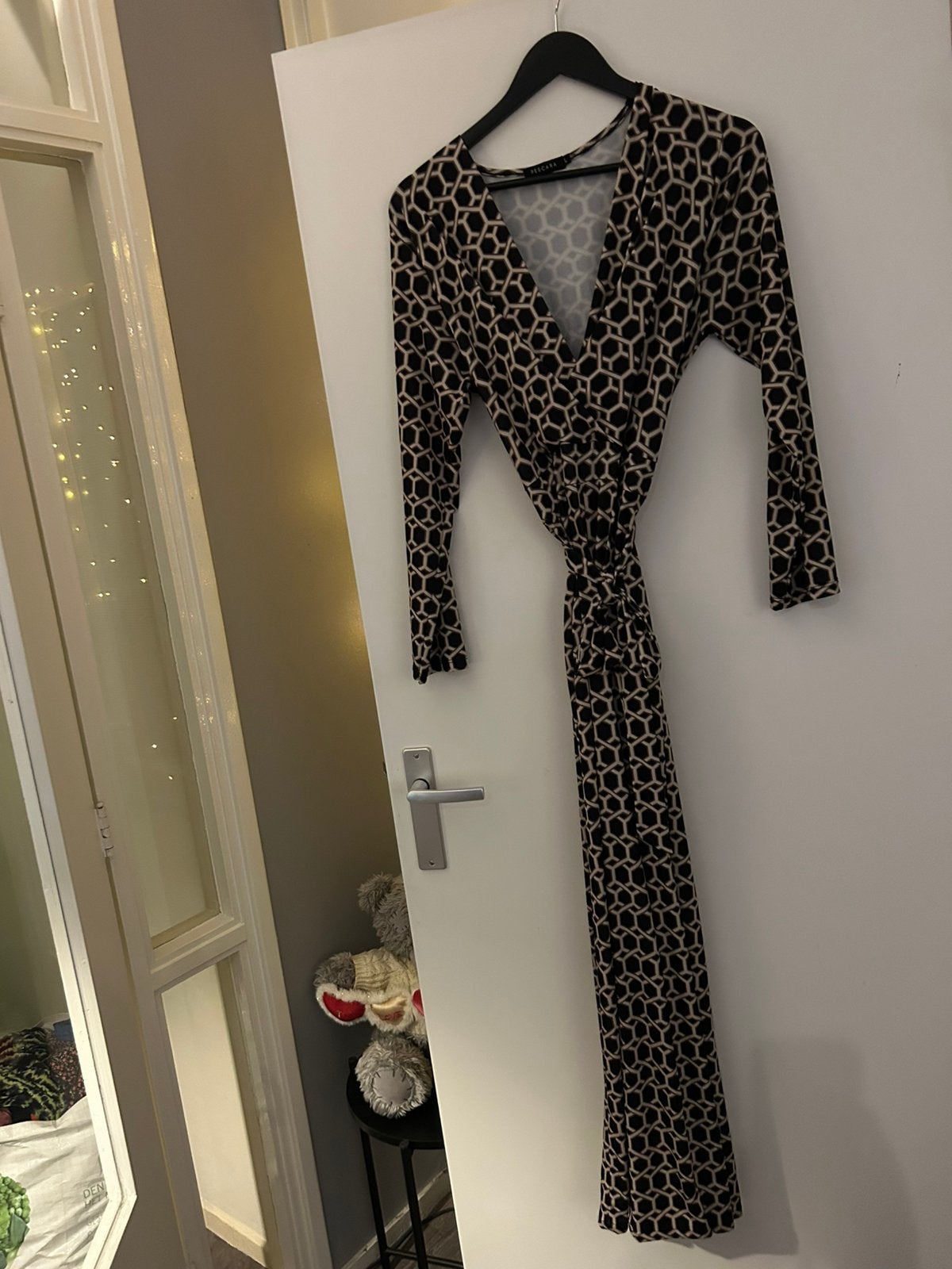 Pescara jumpsuit zwart/bruin, maat L, Ophalen of Verzenden, Nieuw, Maat 38/40 (M), Zwart