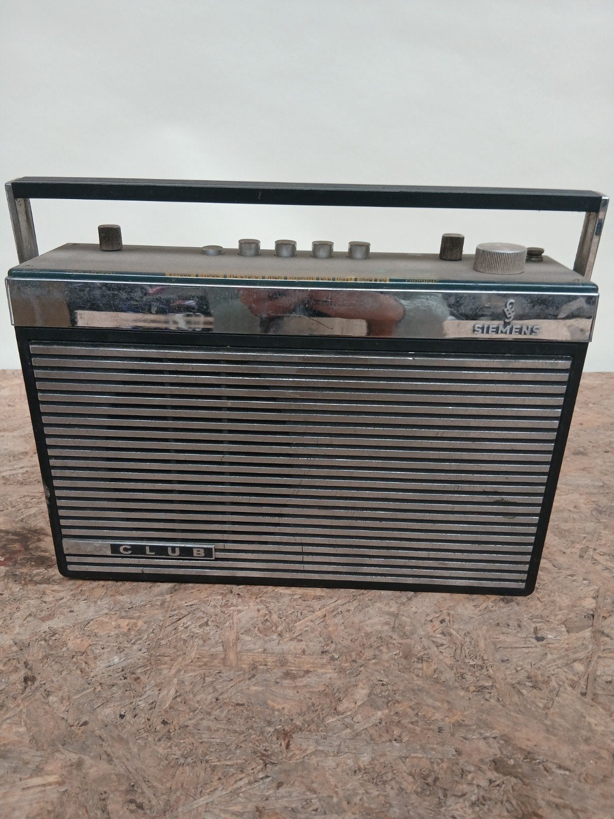 Vintage Siemens Club RK 14 Transistorradio - Werkt niet, Audio, Tv en Foto, Radio's, Niet van toepassing, vintage product, Ophalen of Verzenden