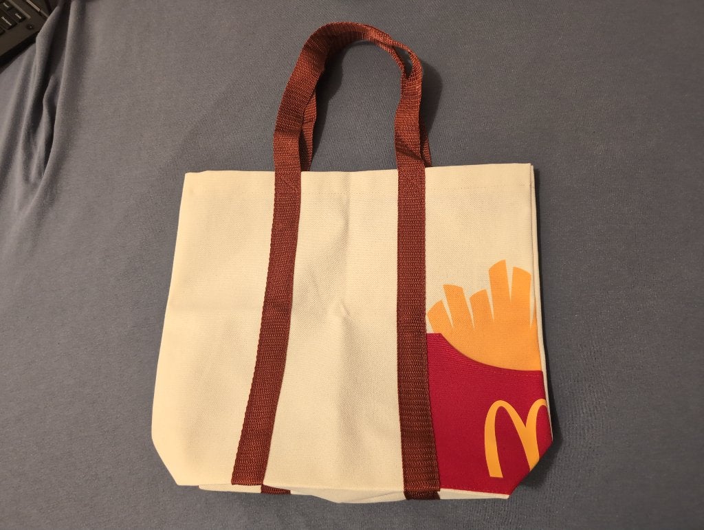 Mcdonalds canvas tas, Ophalen of Verzenden, Nieuw