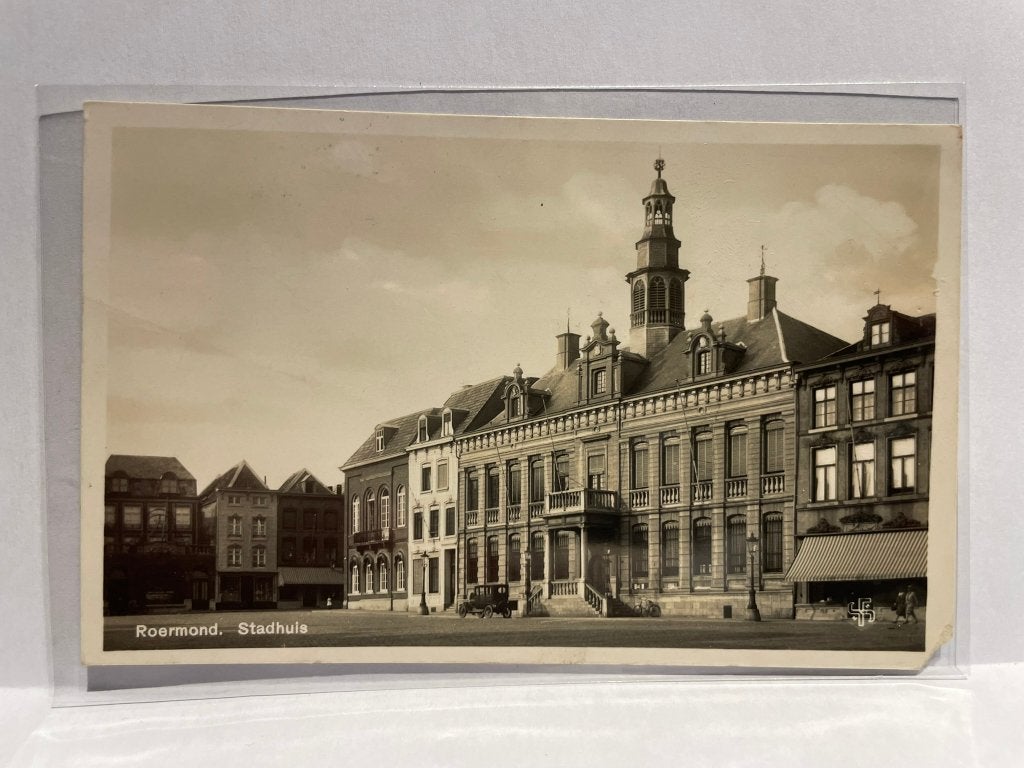 Roermond - Stadhuis, Verzenden, 1920 tot 1940, Gelopen, Limburg