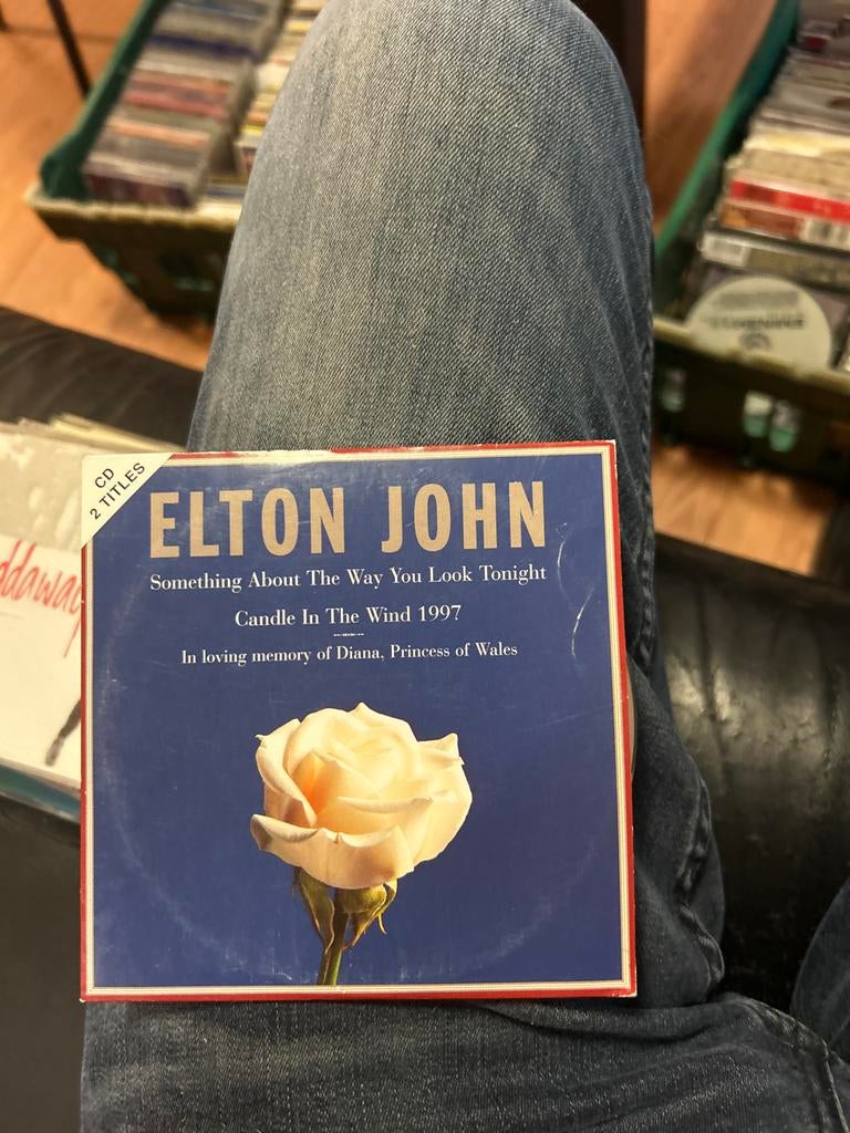 Elton John - Something About The Way You Look Tonight CD, 1 single, Ophalen of Verzenden, Gebruikt, Pop