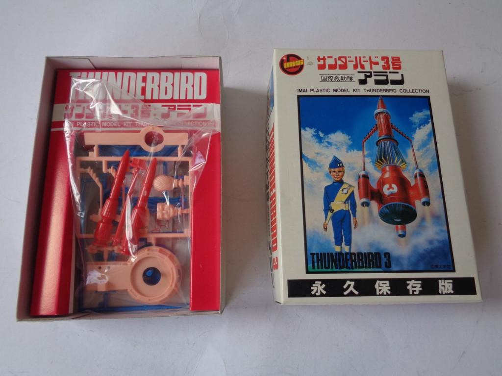 Imai Thunderbirds TB 3 plastic modelkit in doos. Japan, 2001, Ophalen of Verzenden, Zo goed als nieuw, Tv, Actiefiguur of Pop