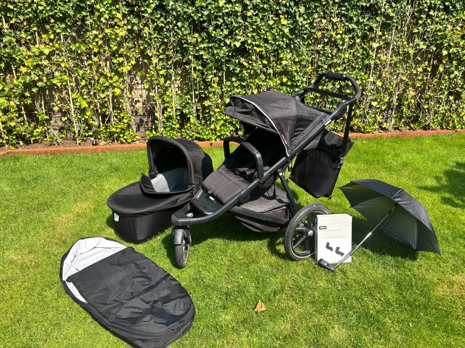 Thule Urban Glide 2 Complete Set | Reiswieg | Voetenzak, Luchtbanden, Zo goed als nieuw, Combiwagen, Ophalen