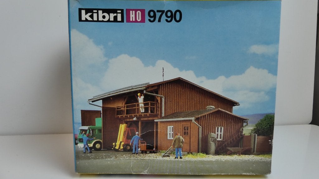 Bouwdoos H0: Kibri opslag schuur ovp 9790, Hobby en Vrije tijd, Modeltreinen | H0, Nieuw, Wagon, Gelijkstroom of Wisselstroom