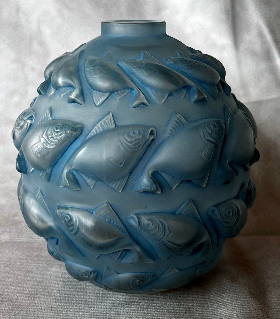 René Lalique “Camaret” vaas – Art Deco, Ophalen of Verzenden
