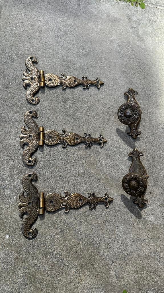 Schanieren en deurknoppen, Ophalen of Verzenden, Gebruikt, Koper of Messing, Klink of Kruk