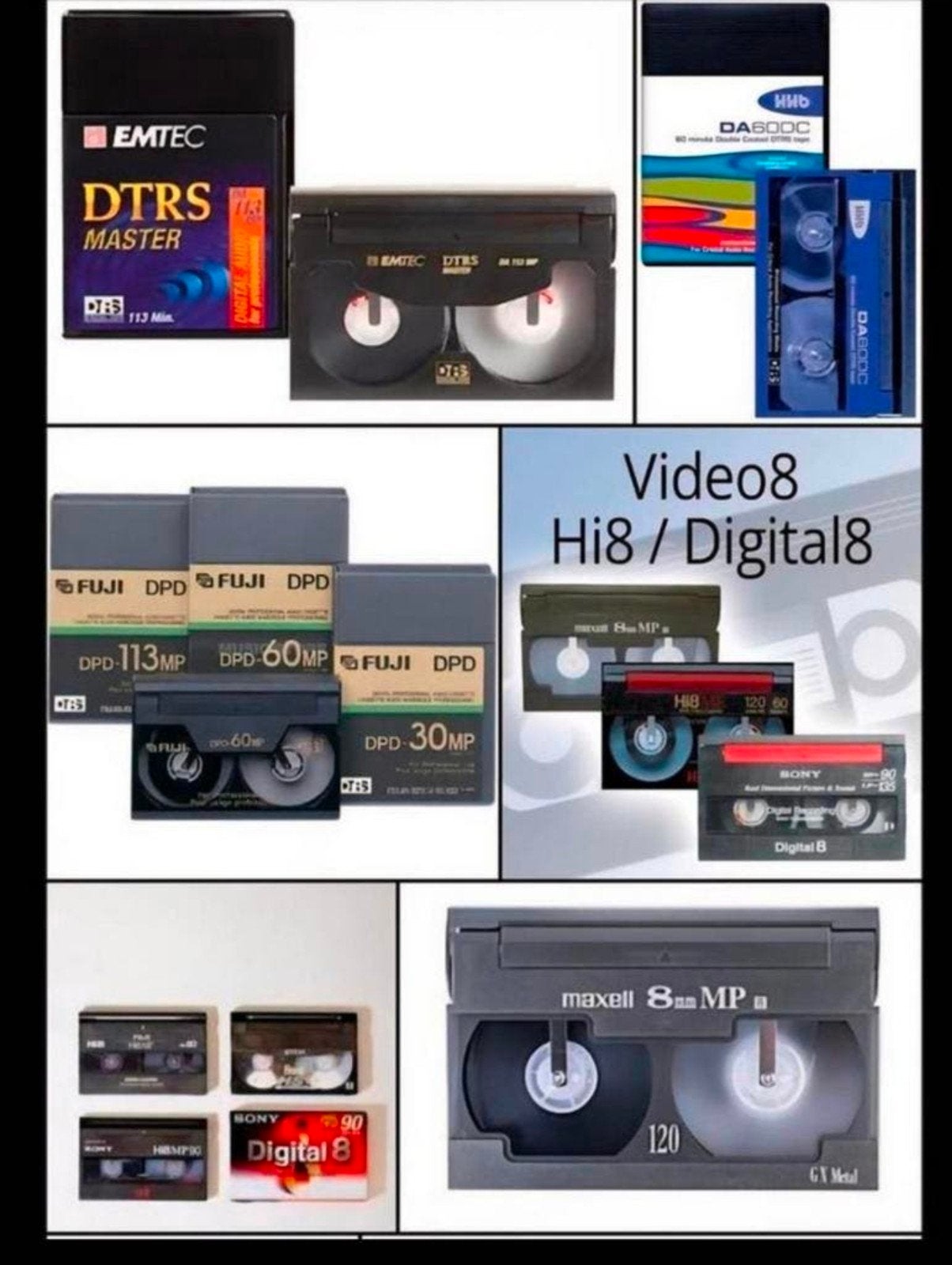 DTRS Hi8 mm Tape Digitaliseren Mp3 Naar USB SD-Card CD DVD D, Ophalen of Verzenden