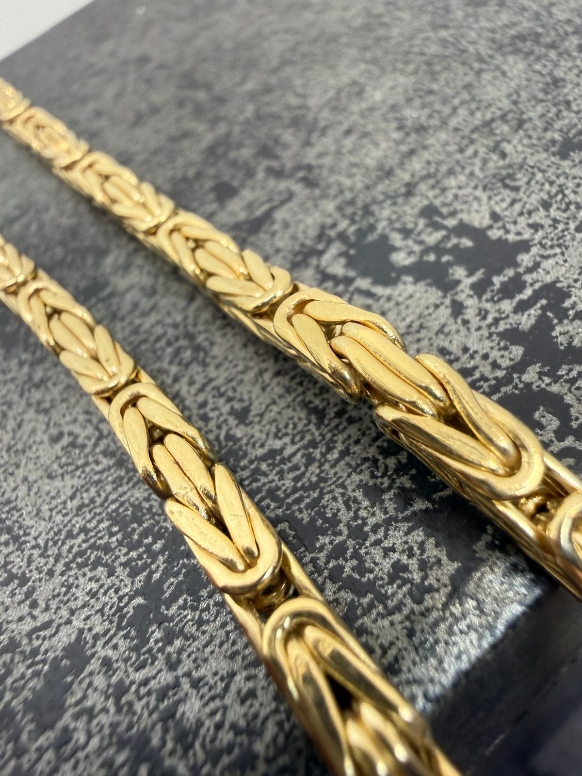 Prachtige 14 karaats gouden koningsketting 65 cm , 4.2 mm, Sieraden, Tassen en Uiterlijk, Kettingen, Ophalen of Verzenden, Nieuw
