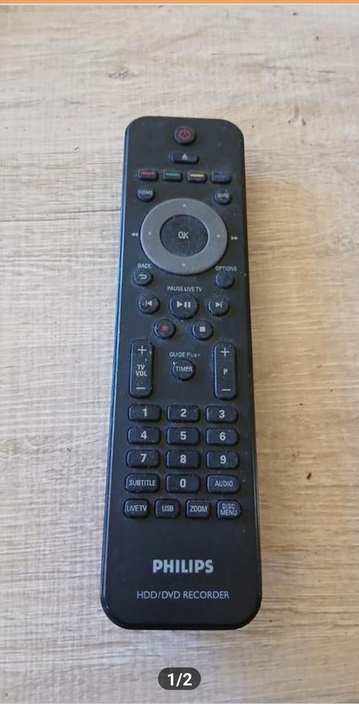 Philips HDD/DVD Recorder Afstandsbediening, Ophalen of Verzenden, Gebruikt, Origineel, Dvd