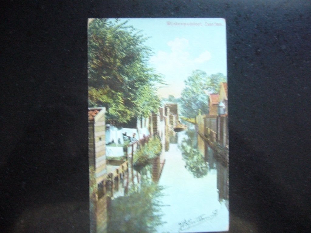 ZAANDAM  =  WIJNKANSPADSLOOT  BRIEFKAART 1910, Ophalen of Verzenden, Voor 1920, Gelopen, Noord-Holland