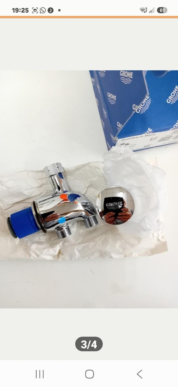 Grohe Grohtherm Micro Inbouw Thermostaat, Ophalen of Verzenden