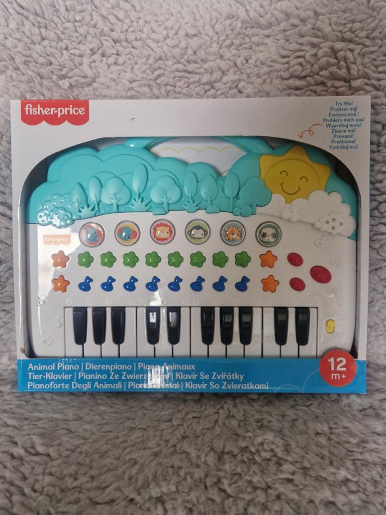 Fisher-Price Dierenpiano - toetsenbord met veel leuke muziek, Ophalen of Verzenden, Nieuw