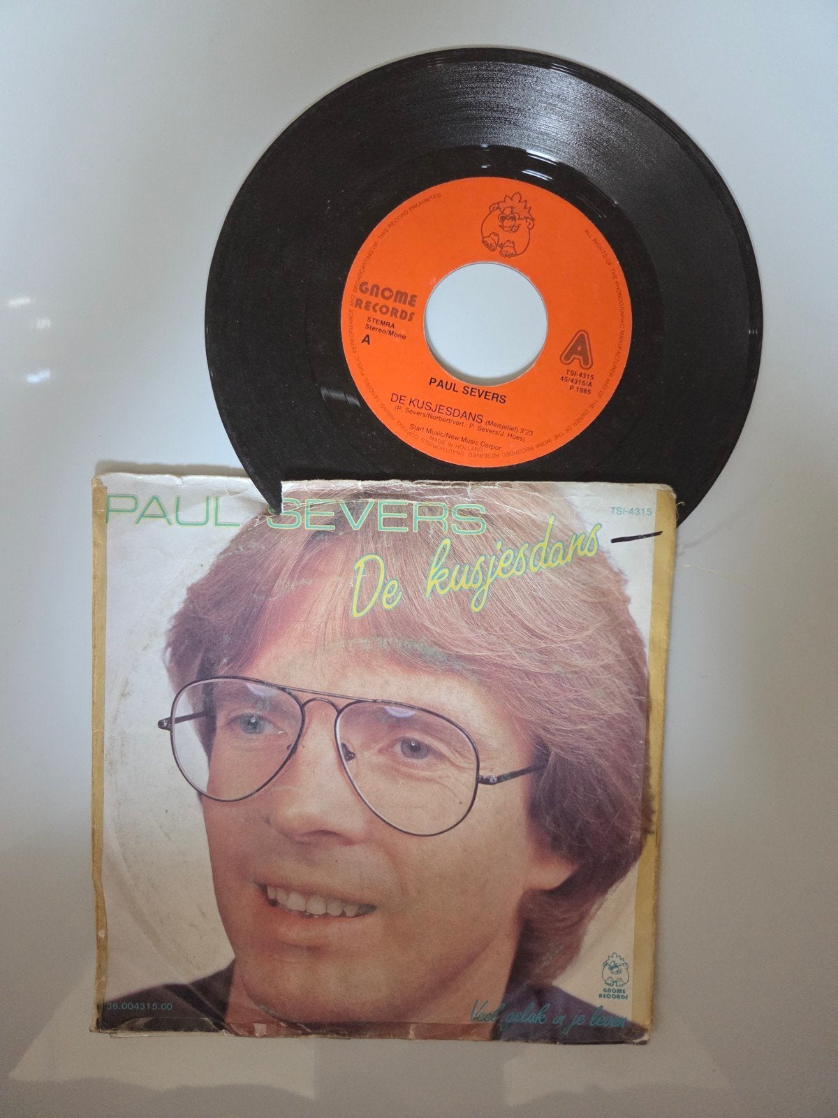 Paul Severs - De kusjesdans, Ophalen of Verzenden, Gebruikt, 7 inch, Nederlandstalig