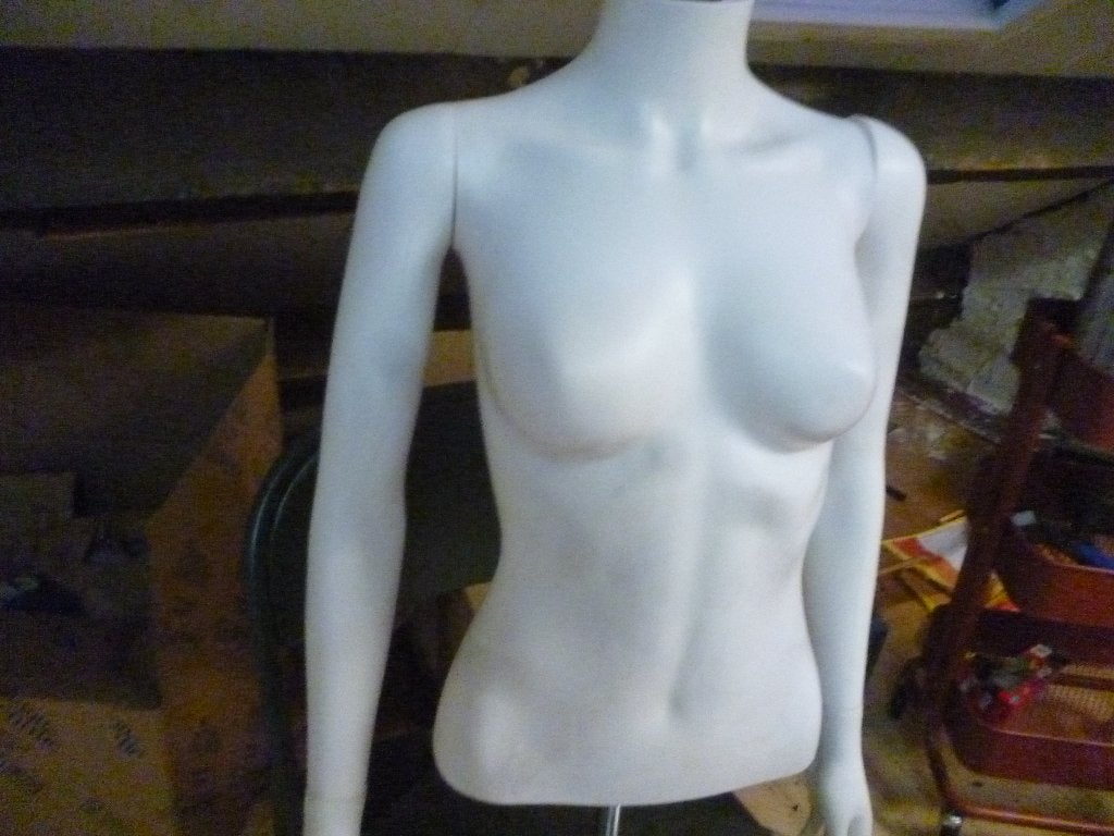 Plastic Torso 1/2 in nieuwstaat, op een voetstuk, Ophalen of Verzenden, Zo goed als nieuw