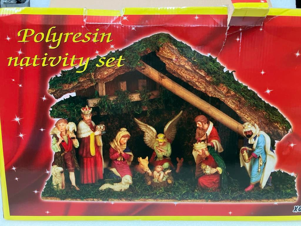 Grote kerststal, Ophalen of Verzenden, Zo goed als nieuw