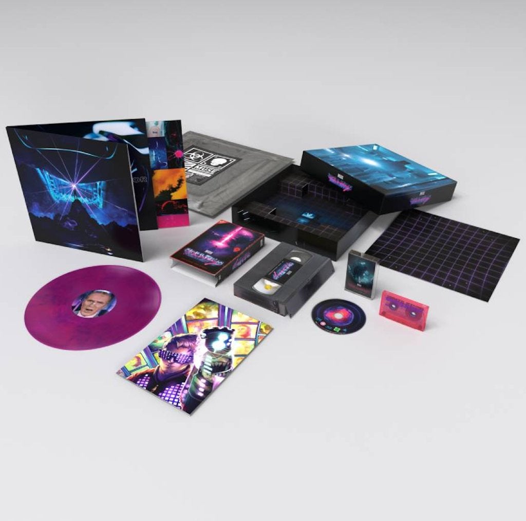 LP+BRDvd Boxset Muse Simulation Theory Film PINK Vinyl NIEUW, Boxset, Ophalen of Verzenden, Nieuw in verpakking, 12 inch