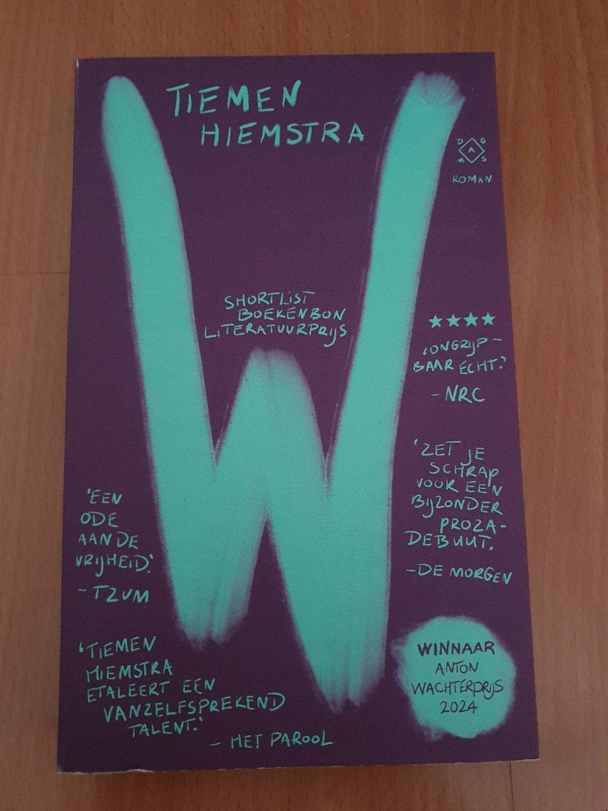 Tiemen Hiemstra - W., Ophalen of Verzenden, Zo goed als nieuw, Tiemen Hiemstra