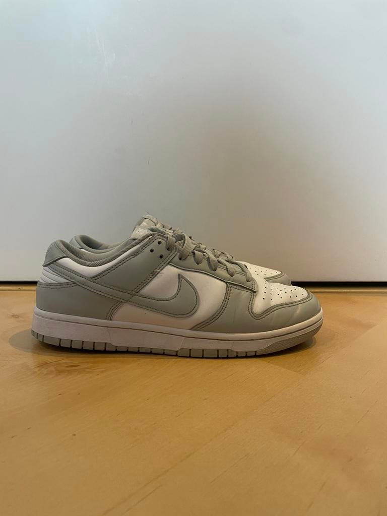 Nike Dunk Low “Grey Fog” maat 44,5., Ophalen of Verzenden, Zo goed als nieuw, Overige kleuren