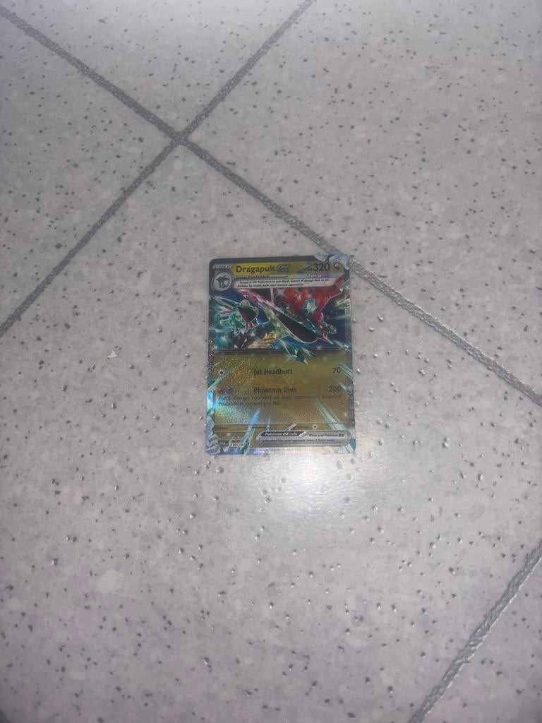 Dragapult ex Pokémon kaart, Ophalen of Verzenden, Zo goed als nieuw, Losse kaart