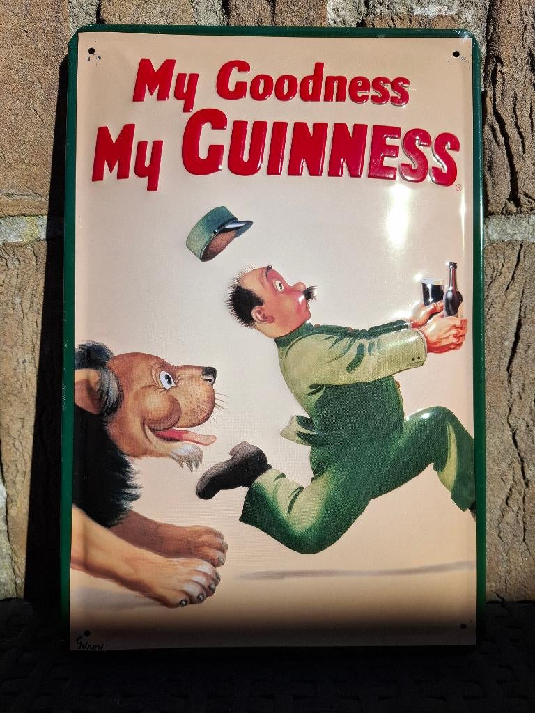 Reclamebord Guinness, Verzamelen, Biermerken, Ophalen of Verzenden, Nieuw, Reclamebord, Plaat of Schild, Overige merken