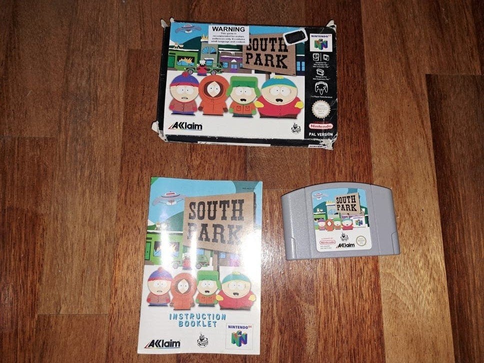 South Park N64 - Compleet met gehavend doosje, Spelcomputers en Games, Ophalen of Verzenden
