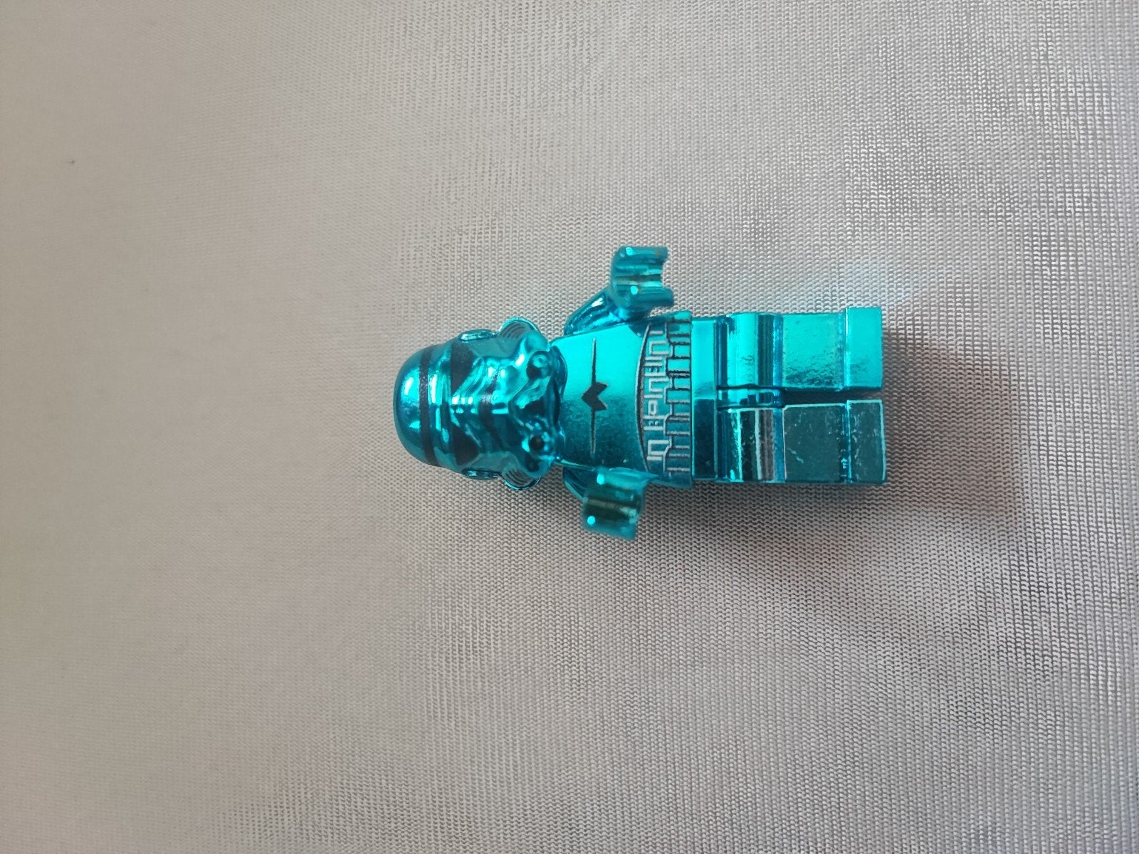 Lego Star Wars stormtrooper blauw chroom custom made, Ophalen of Verzenden