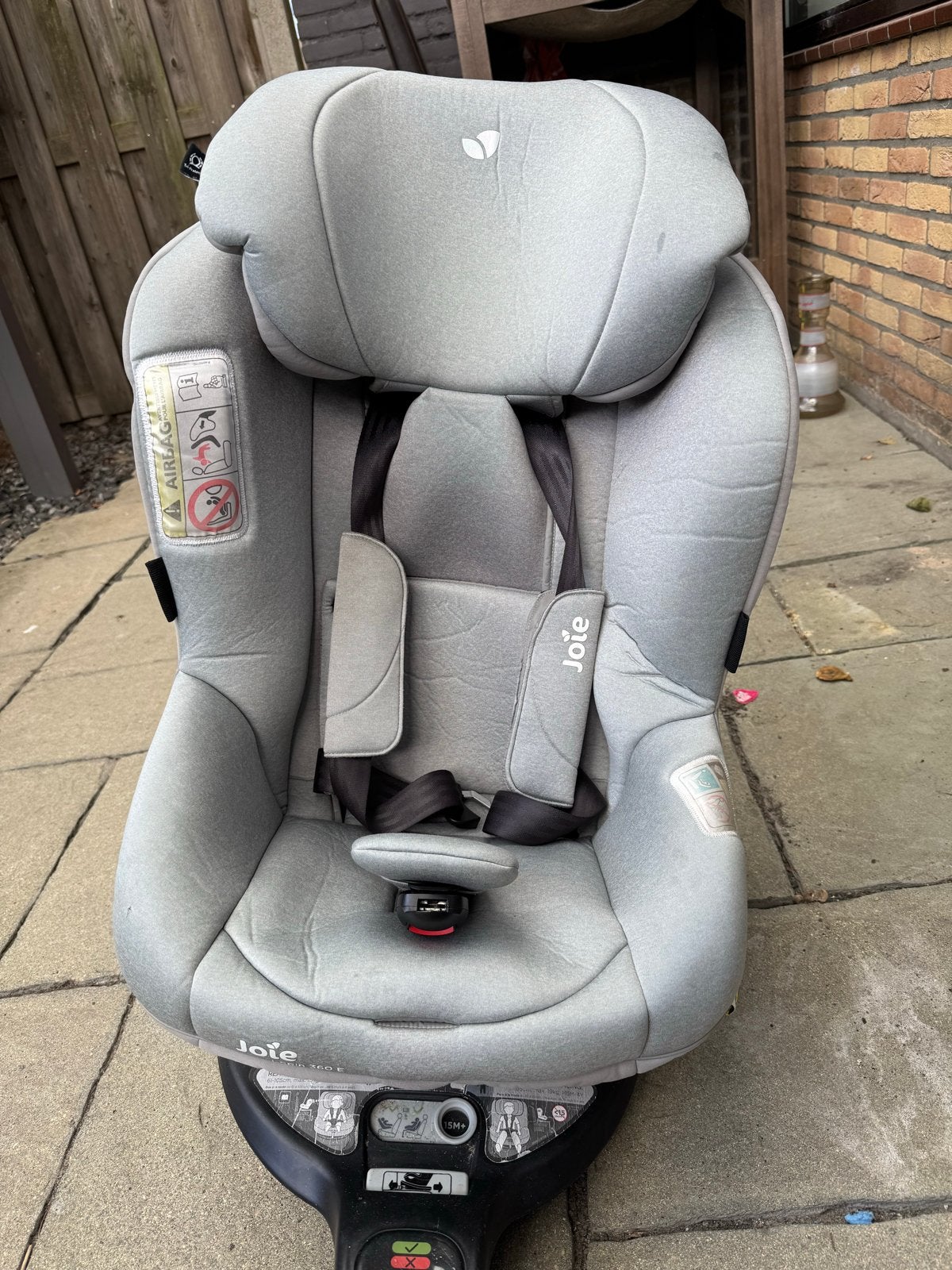 Joie Spin 360 Autostoel - 0-4 jaar - Grijs - ISOFIX, Kinderen en Baby's, Overige merken, Gebruikt, 0 t/m 18 kg, Verstelbare rugleuning