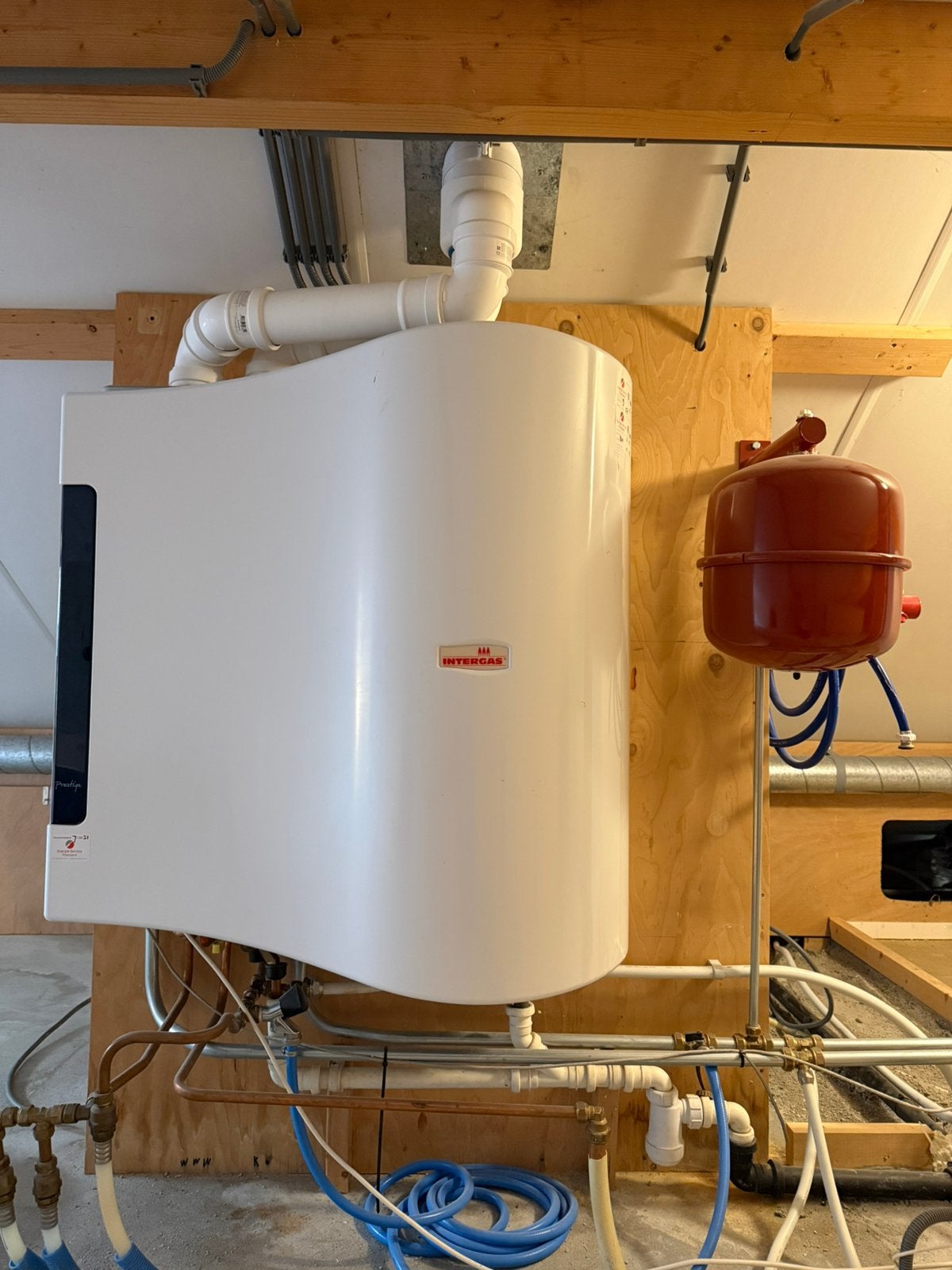 Cv ketel Intergas Prestige, Ophalen, Geiser, Zo goed als nieuw, Minder dan 20 liter