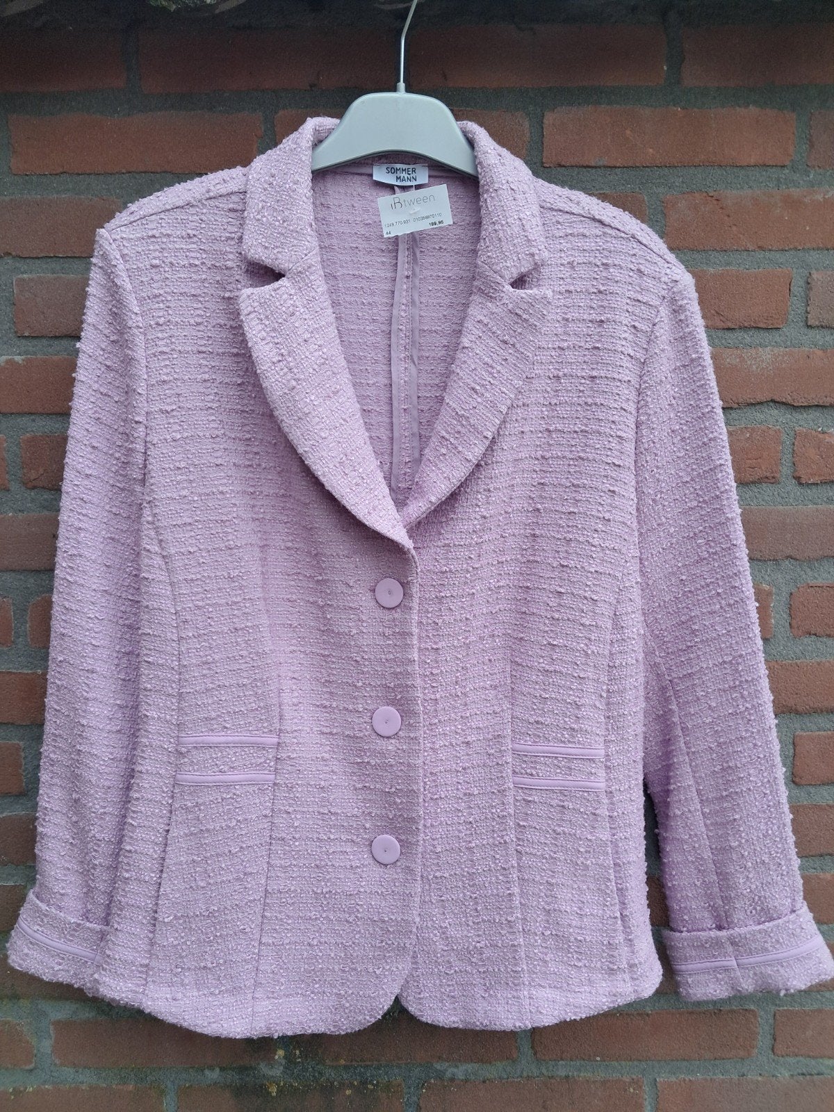 Nieuw lila jasje van SOMMERMANN. Maat 44., Ophalen, Sommermann, Paars, Maat 42/44 (L)