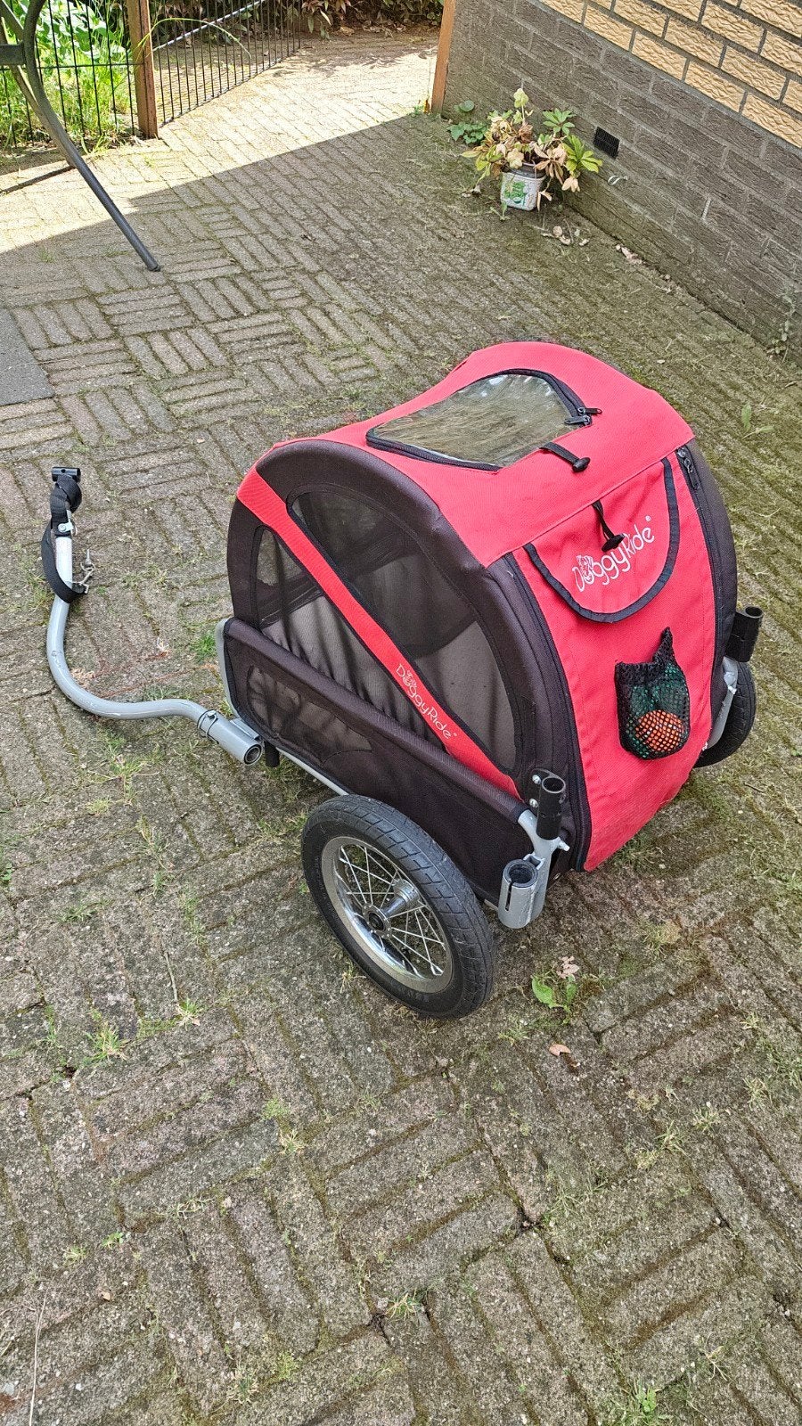 Honden fietskar, DoggyRide, Ophalen