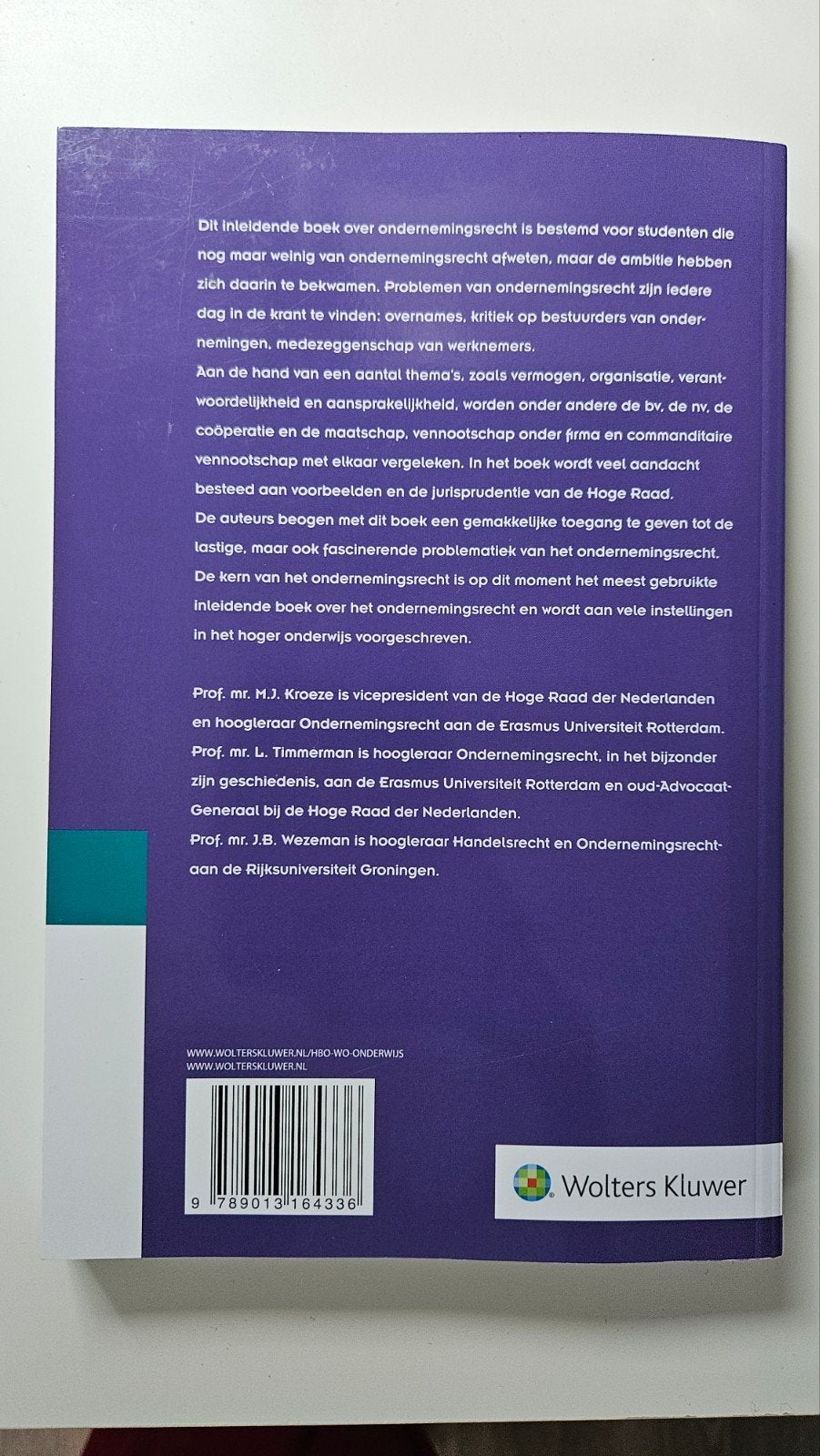 De kern van het ondernemingsrecht, Sociale wetenschap, Ophalen of Verzenden, L. Timmerman, Gelezen