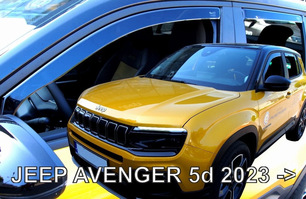 Zijwindschermen Jeep donker raamspoilers oa Cherokee Avenger, Ophalen of Verzenden, Nieuw
