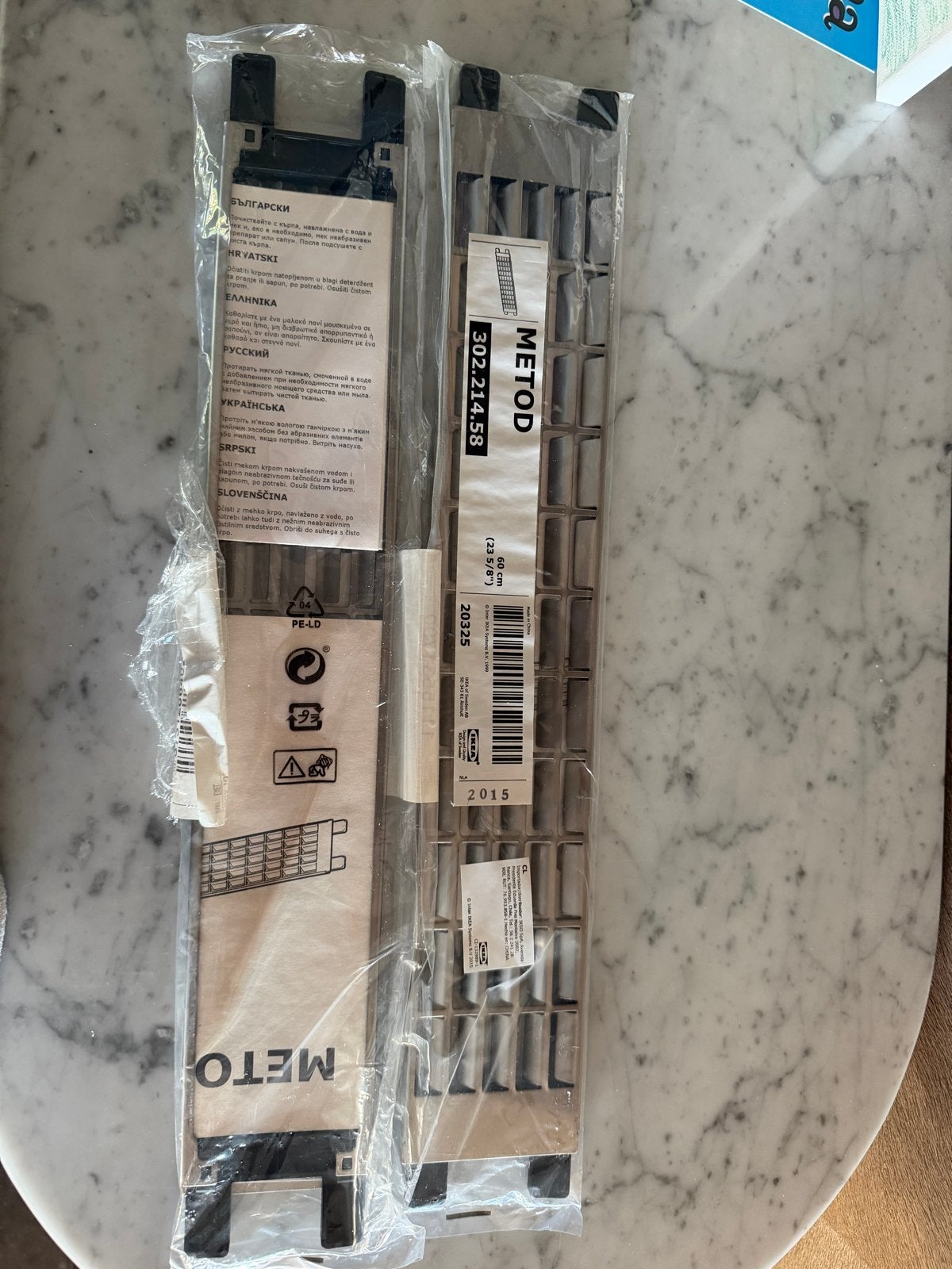 IKEA Metod geventileerde plint 60 cm, Doe-het-zelf en Verbouw, Plinten en Afwerking, Kunststof, Nieuw, Ophalen of Verzenden, Minder dan 100 cm