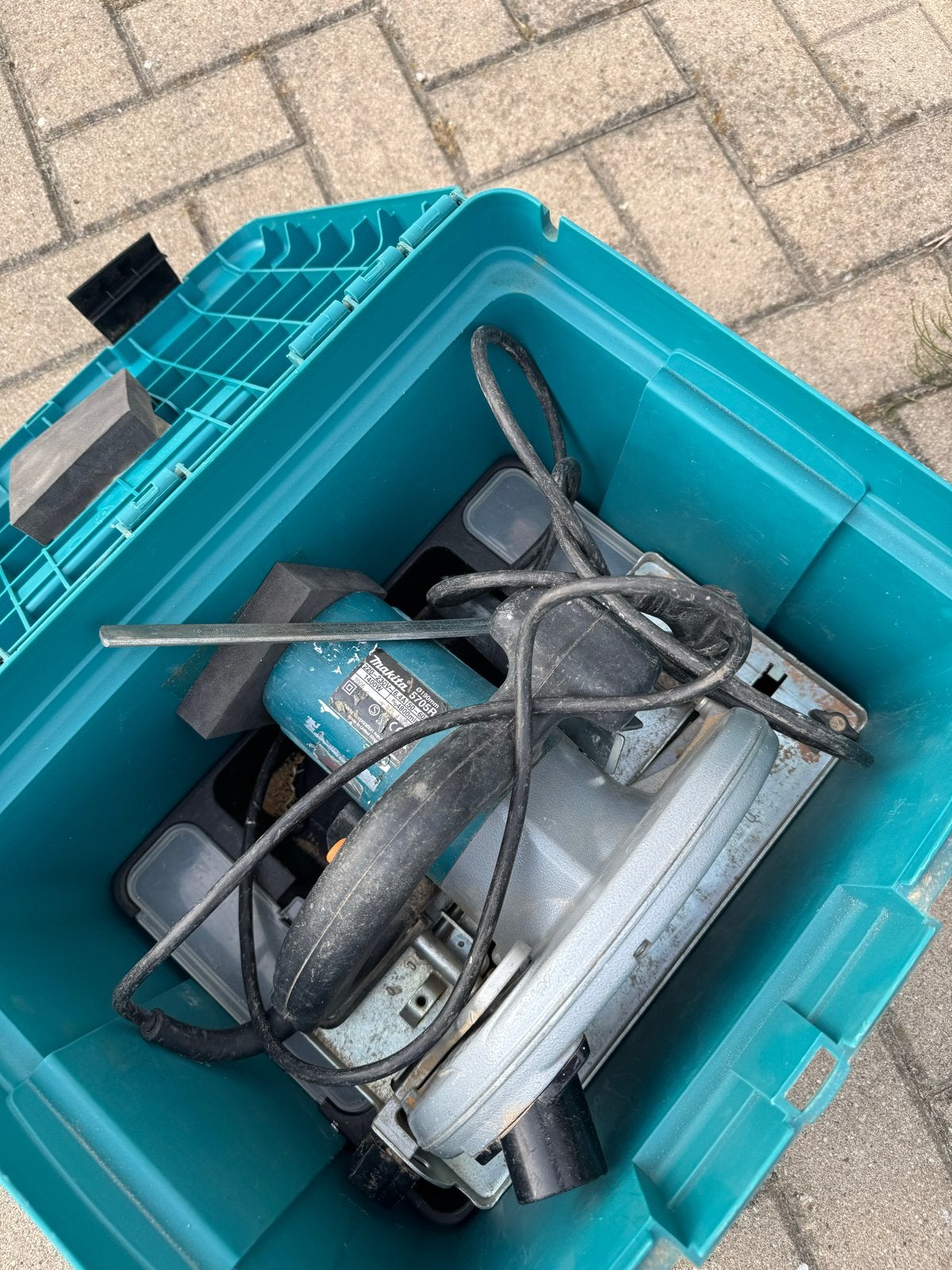 Makita Cirkelzaag - Krachtig en Betrouwbaar, Doe-het-zelf en Verbouw, Ophalen of Verzenden, Gebruikt, Cirkelzaag