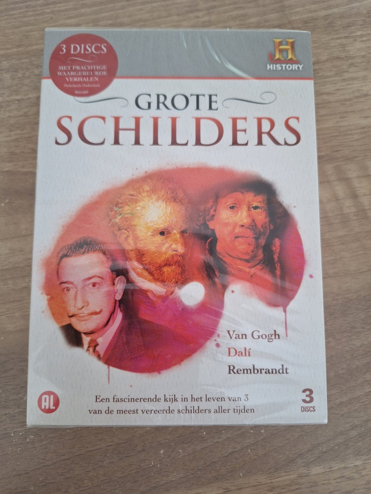 Grote Schilders History Channel (3 DVD-Box) Geseald, Alle leeftijden, Nederlands, Ophalen of Verzenden, Nieuw in verpakking