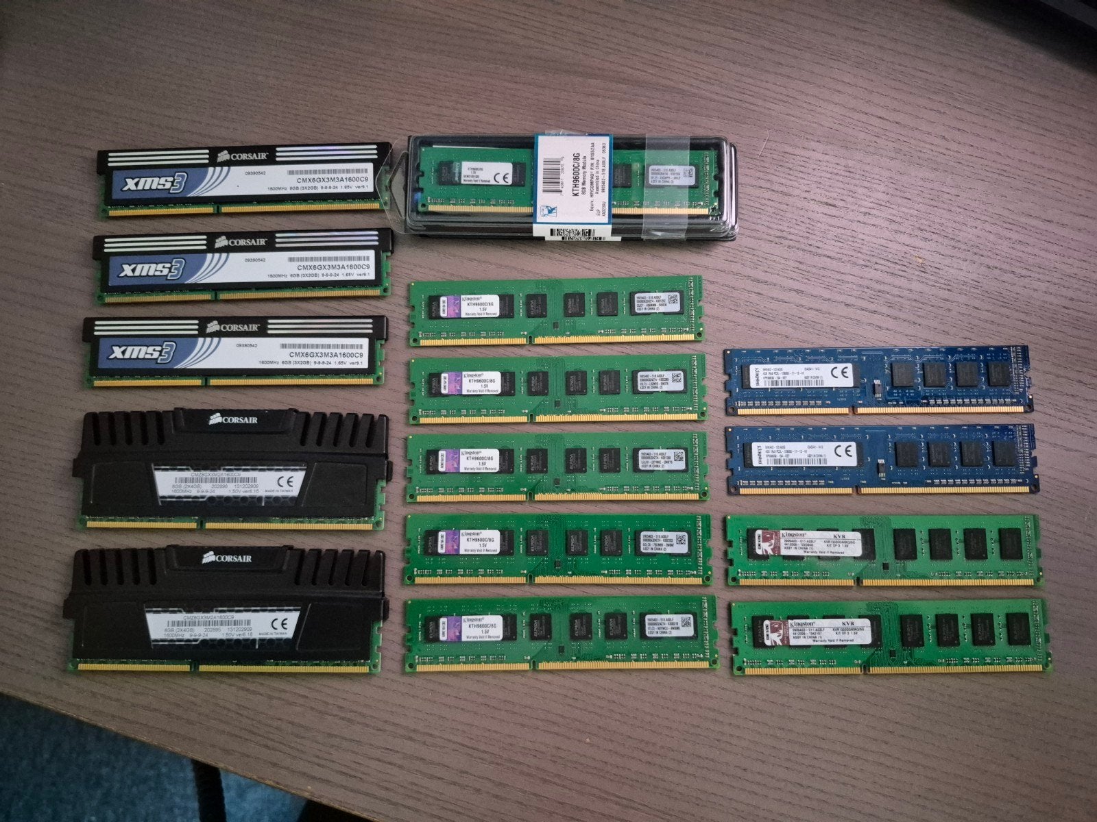 DDR3 ram kitjes 8GB/6GB/4GB/2GB, Computers en Software, Ophalen, DDR3, Desktop