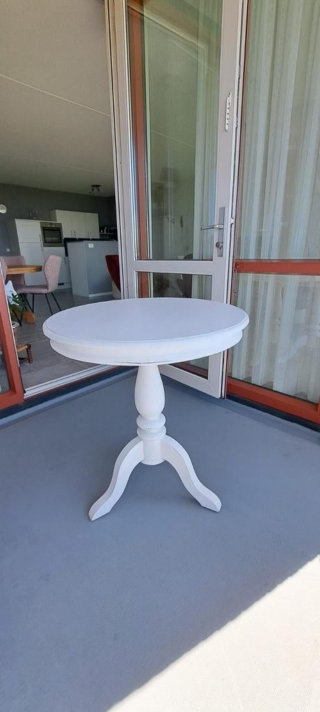 Bijzettafel / koffietafel/ bistro tafel.. als nieuw!, Huis en Inrichting, Tafels | Bijzettafels, Ophalen, Rond, Nieuw, 55 tot 75 cm