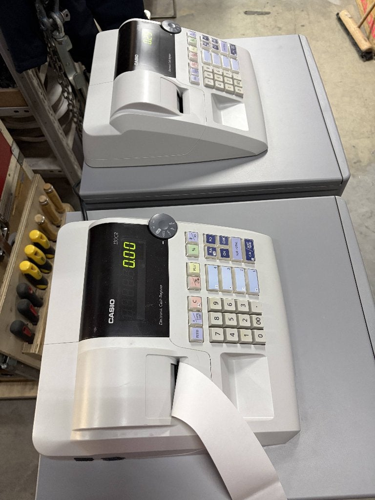 Casio 130CR Elektronische Kassa - 2 stuks, Ophalen, Overige typen