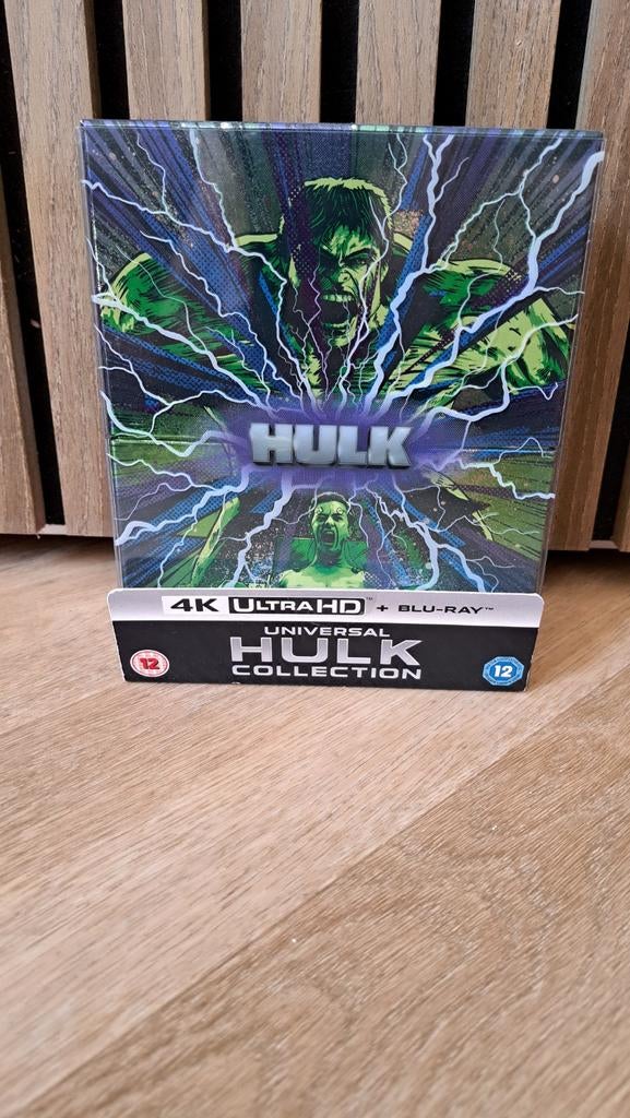 The Hulk & The Incredible Hulk 4K Steelbook Zavvi Edities, Vanaf 12 jaar, Ophalen of Verzenden, Zo goed als nieuw, Science Fiction