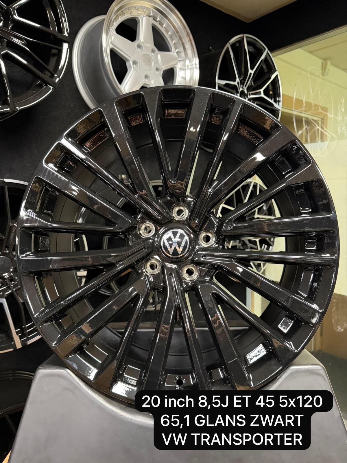 20 inch. VW Transporter Palmerston look velgen, Bestelwagen, 255 mm, Velg(en), Nieuw