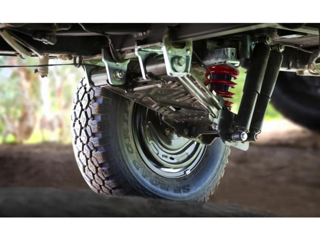 Adria Action Sports OffRoad 391 LH AL-KO Enduro X Chassis, Caravans en Kamperen, Standaardzit, Tot en met 2, Bedrijf, Reservewiel