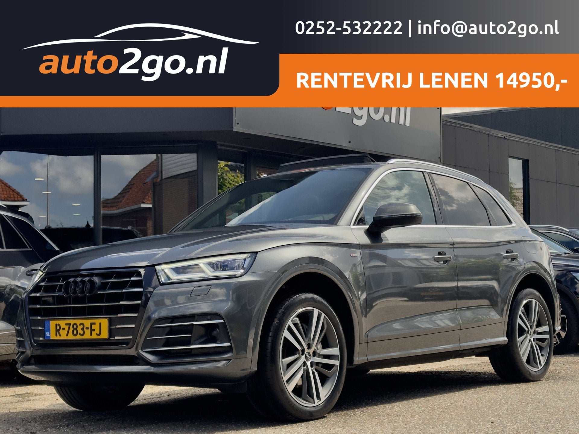 Audi Q5 55 TFSI e QUATTRO AUT7 COMPETITION 3X-SLINE PANODAK, Auto's, Automaat, Dealer onderhouden, 2005 kg, Euro 6