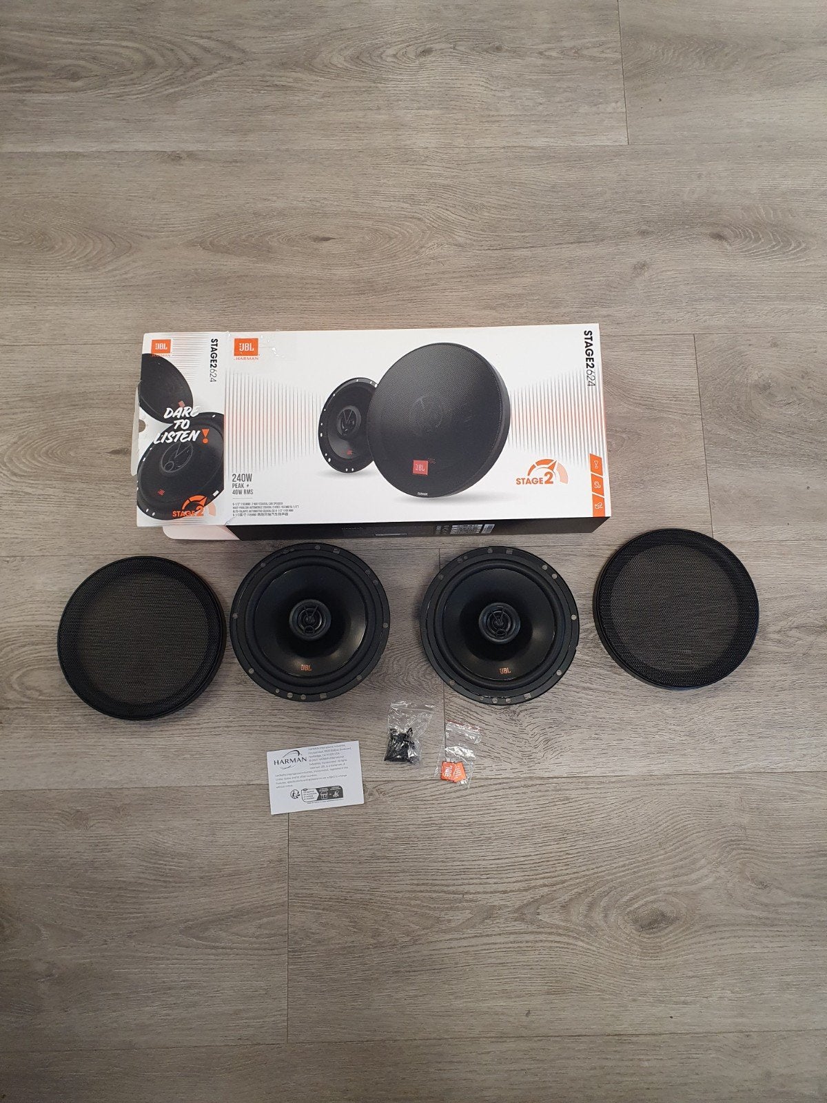 JBL Stage2 624 2-weg autospeakers - Nieuw (beschadigde doos), Ophalen of Verzenden, Nieuw
