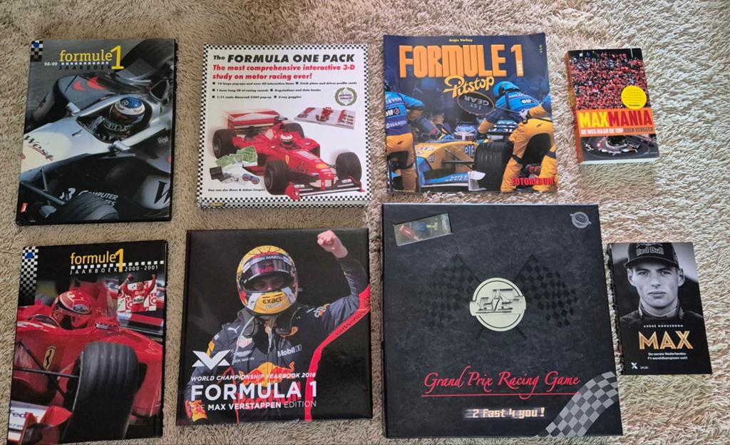Formule 1 Collectie: Boeken en Spellen, Ophalen of Verzenden