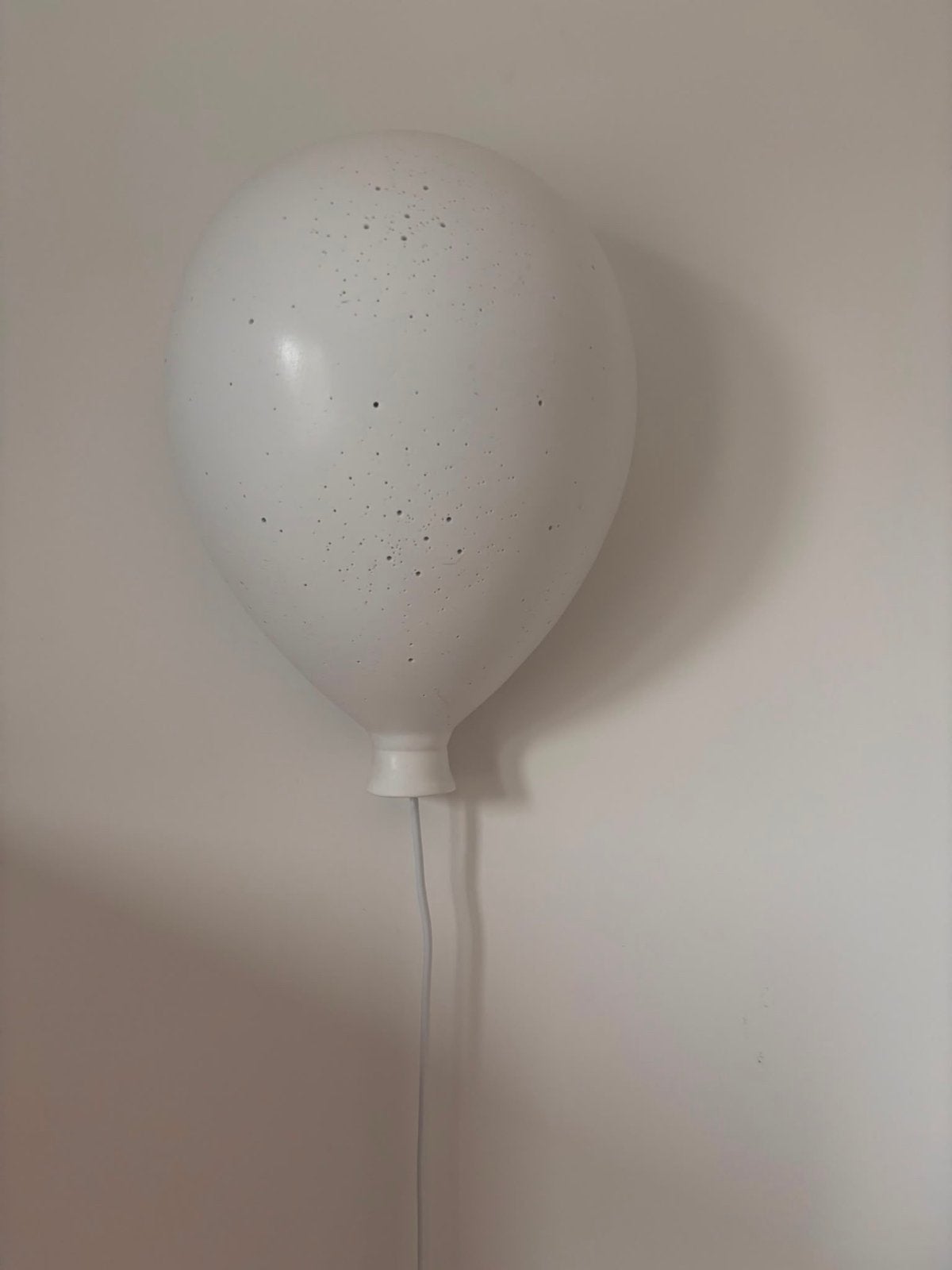 Witte ballonlamp voor kinderkamer, Wit, Overige merken, Gebruikt, Kunststof