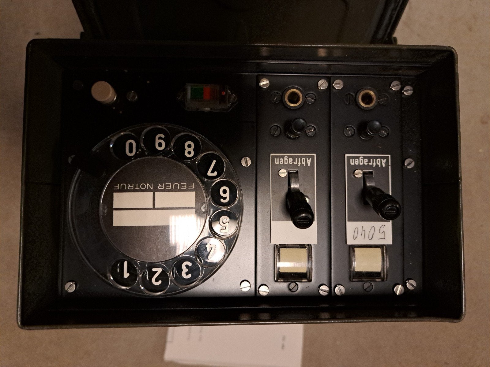 DeTeWe Amtszusatz Bundeswehr Veldtelefoon Centrale OB 10 - 1, Verzamelen, Ophalen of Verzenden, X, X, X