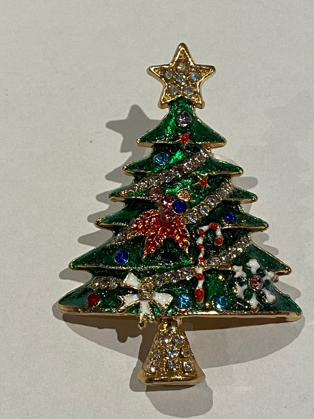 Kerstboom kerstbroche kerst, Ophalen of Verzenden, Zo goed als nieuw, Overige materialen