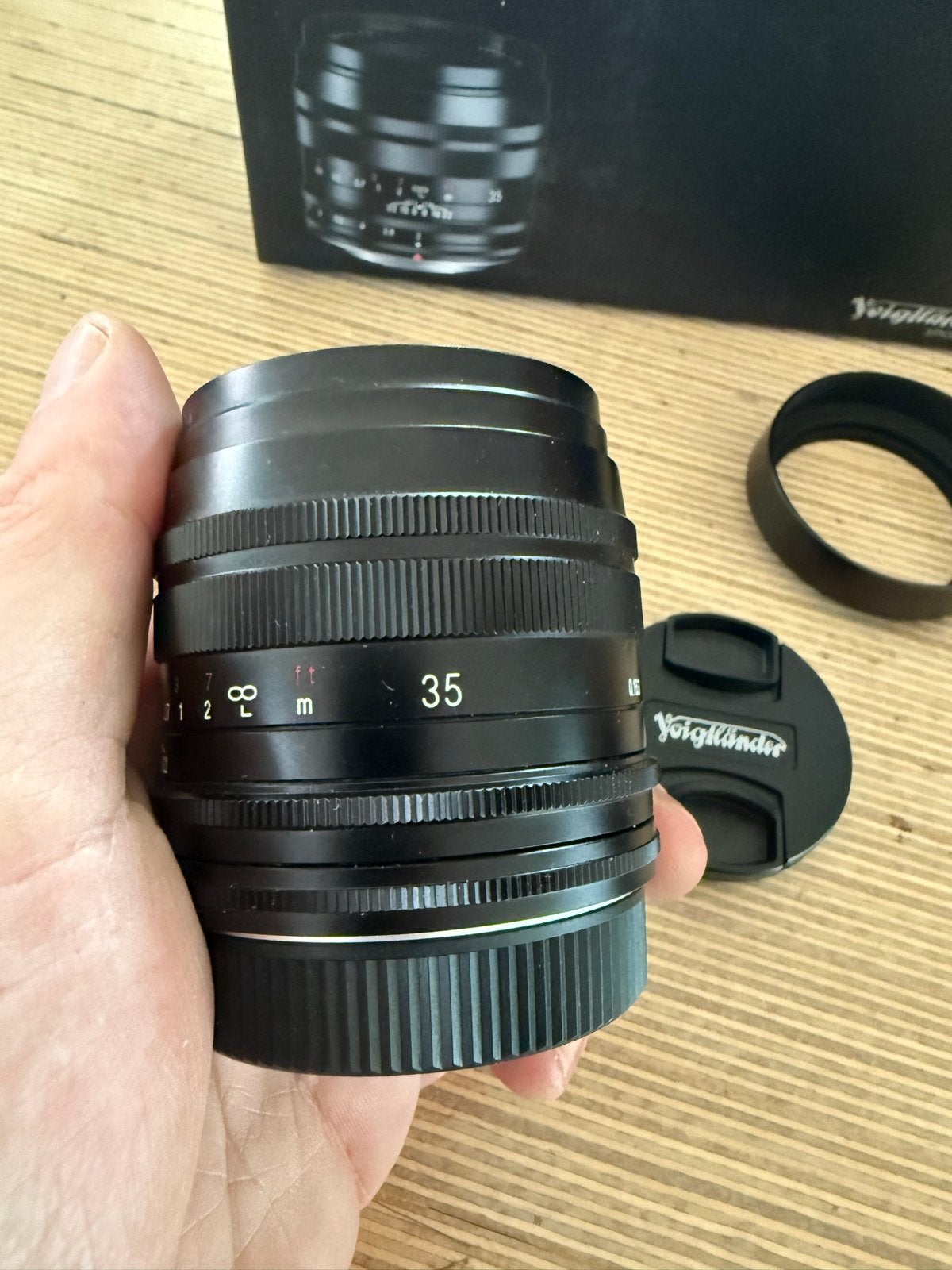 Fujifilm X-T100 met Voigtländer Macro Apochromat 35mm F2, Ophalen of Verzenden, Zo goed als nieuw, Standaardlens, Zoom