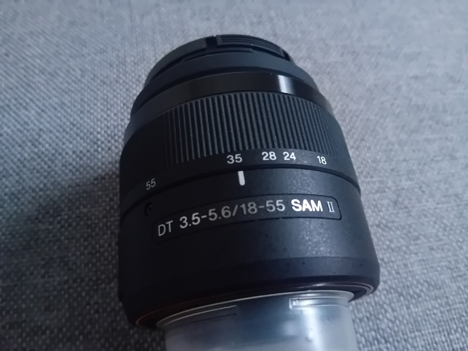 Sony DT 3.5-5.6/18-55 SAM II Objectief A-Mount, Ophalen, Sony, Zo goed als nieuw, Standaardlens
